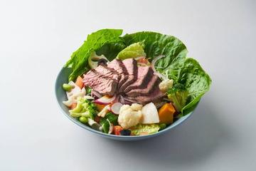 【脂肪燃焼】ビーフステーキミックスサラダ/Roast beef salad
