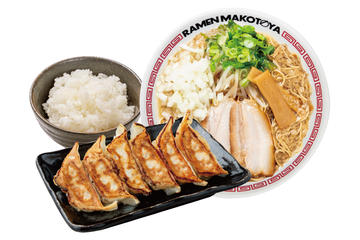 背脂醤油ラーメン餃子ライスセット