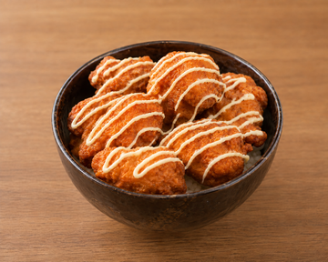 大盛り唐揚げ丼マヨあり