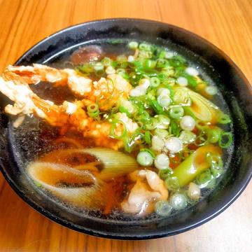 海老天ぷらそば