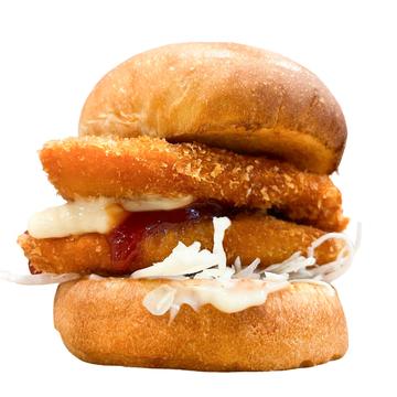 ダブルポークカツバーガー
