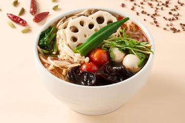 【食物繊維たっぷり】10種野菜の酸辣麻辣湯 Vegetable Sour Spicy Malatang