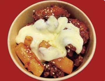 チーズヤンニョムチキン Lサイズ(200g トッポギ入り)Cheese  yangnyeom chicken(L size)