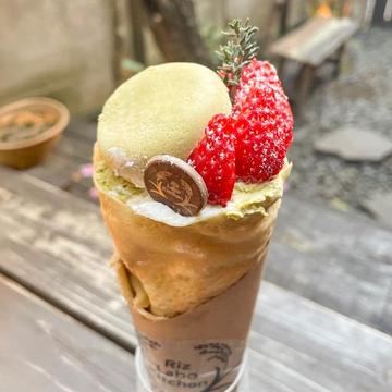 季節限定のクレープ