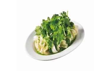 パクチー餃子(6個) Coriander Gyoza Dumplings(6 Pieces)