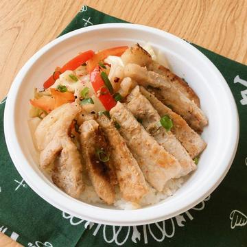味噌漬けポークソテー丼