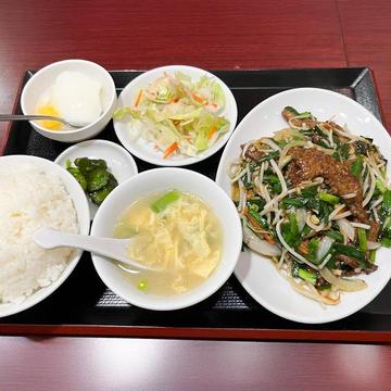ニラレバー定食