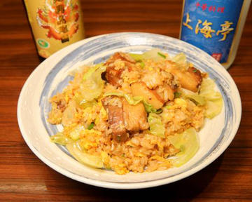 豚角煮チャーハン Braised Pork Belly Fried Rice