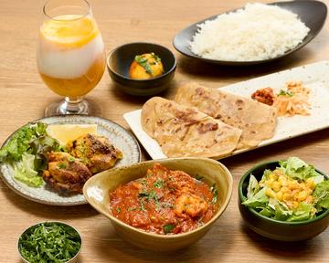 完熟トマトのプローンマサラ+ホームスタイルパラタセット Prawn Masala+Home Style Paratha Set