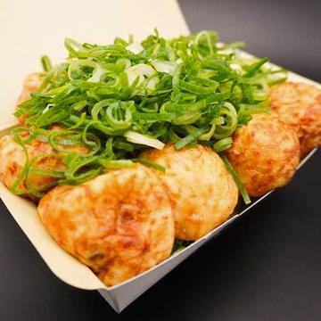 ネギかけたこ焼き10個 Spring Onion Takoyaki (10 Pieces)