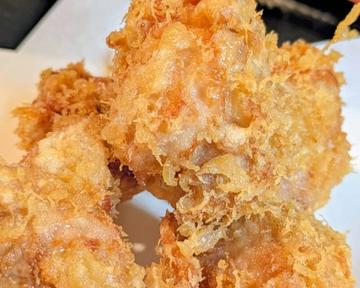 そば屋ならではのガリサク唐揚げ