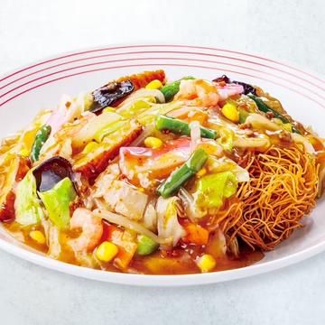 ピリカラ皿うどん