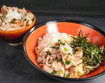 豚スペシャルセット(油そば)