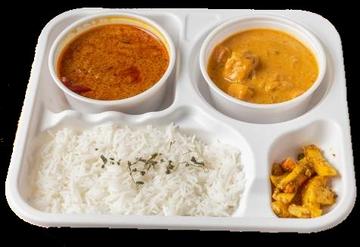 2種類カレーライス orナン弁当2 curry Basmati Rice or Nan bento
