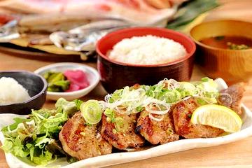 【焼肉★★】厚切り!ねぎ塩豚カルビ定食