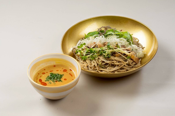 豆乳坦々つけ蕎麦