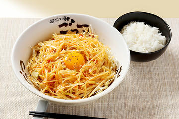 辛ねぎまぜそば+ごはん