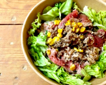 ビーフペッパーステーキ丼