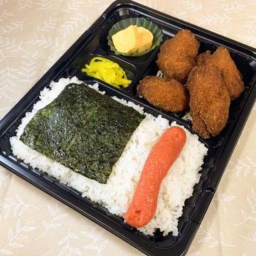 明太海苔唐揚げ弁当 (竜田揚げ)