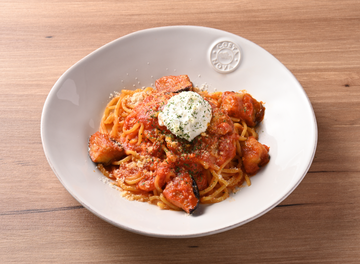リコッタと茄子のトマトパスタ