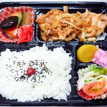 しょうが焼き弁当シンプル