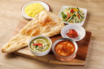 2種カレーセット バターチキンカレー＆グリーンカレー(弁当)(2curry B.chi ＆ Green curry bento)
