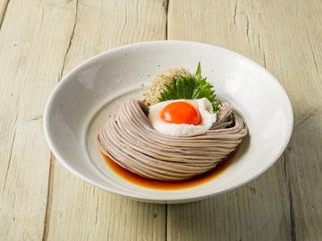 月見とろろ昆布そば