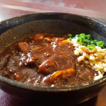 かすカレーうどん