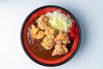 ダブルから揚げカレーDouble size karaage curry and rice