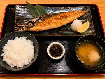 さば文化干し定食