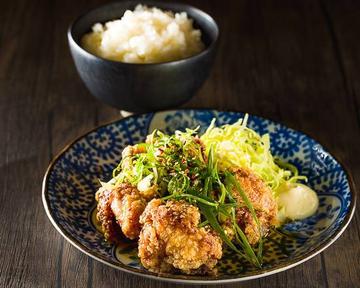 【甘酢ネギまみれ】 悪魔の油淋鶏定食