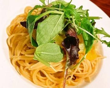 野菜のペペロンチーノパスタ Vegetable peperoncino pasta