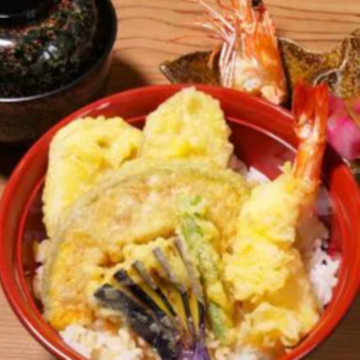 豪華大海老の天丼