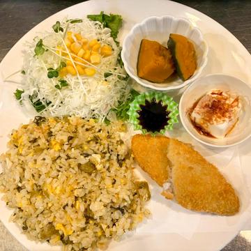 高菜チャーハンプレート