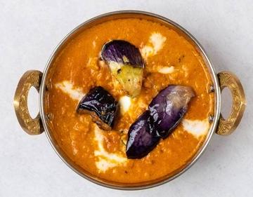 キーマナスカレー/Keema Baingan Curry