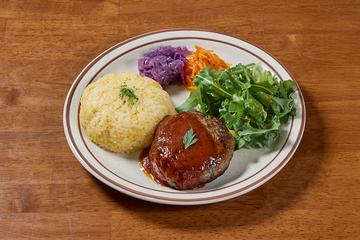 ジビエのハンバーグ定食