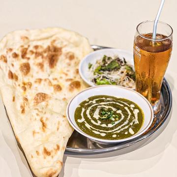ほうれん草きのこキーマカレーセット