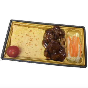 酢豚オムライス弁当 Shanghai Sweet and Sour Pork with  Omurice Bento