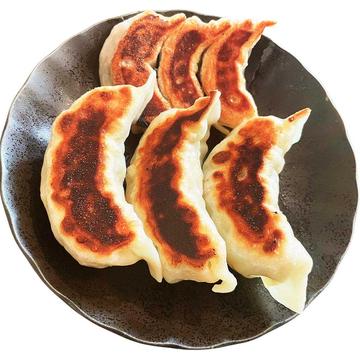満腹餃子セットB(青山大餃子3個+肉弾小餃子3個+ライス)