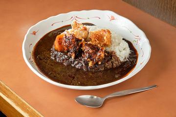ブラックカラ揚げカレー