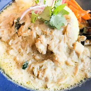 海鮮グリーンカレー