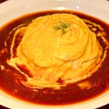 デミオムライス New item！ Demi sauce omelette rice