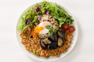 【食物繊維たっぷり】温玉茄子の十八穀米ダイエットカレー Soft-Boiled Egg ＆ Eggplant Mixed Grain Diet Curry