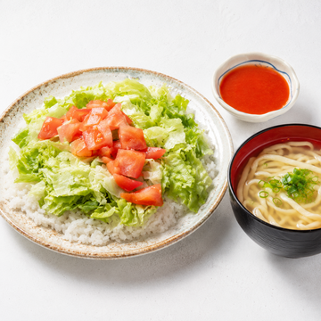 タコライス、ミニそばセット