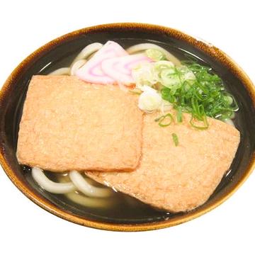 きつねうどん 【麺具と出汁は別盛】