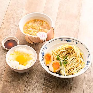 サバ濃厚鶏つけ麺+玉子かけごはん