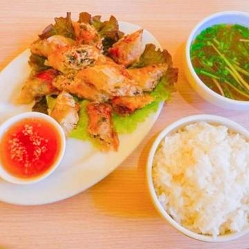 揚げ春巻き定食