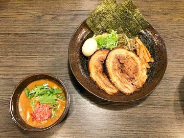 海老つけ麺全乗せ並