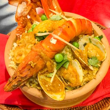【menu限定】seafood biriyaniシーフード ビリヤーニ