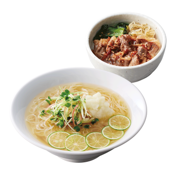 すだち冷麺とミニカルビ丼セット